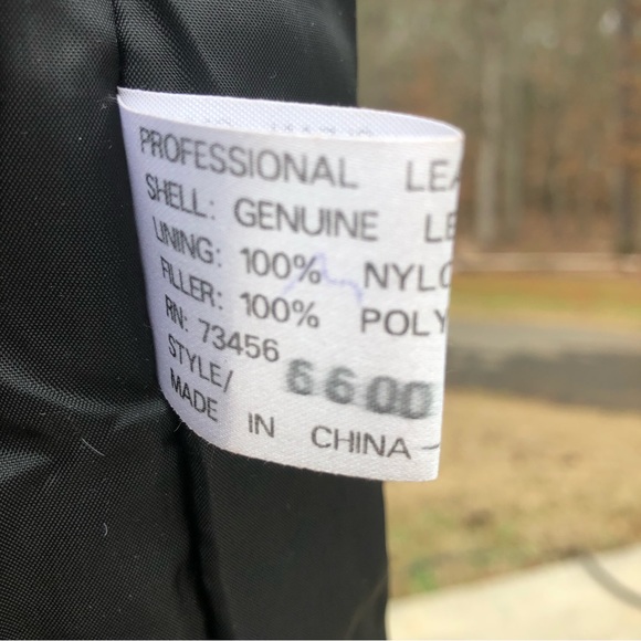 Vintage leather trench coat - Picture 12 of 14